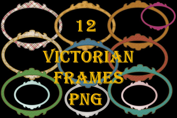 12 Victorian Frames: A Versatile Design Asset for Creative Professionals