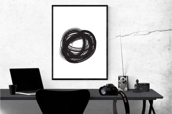 24 Graphic Prints - Scribble