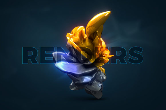 Abstract Glossy 3D Renders: A Deep Dive into Visual Creativity