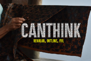 Canthink: A Decorative Typeface Inspired by Traditional Indonesian Batik