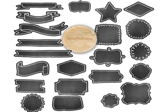 Chalk Doodle Circle Frames Clipart: A Versatile Design Resource for Creatives