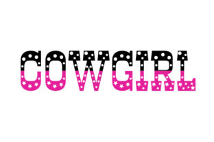 Cowgirl Decorative Text: A Unique Design Asset for Creative Projects
