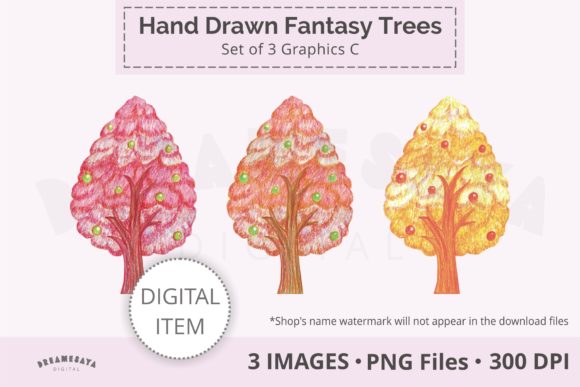 Decorative Fruit Trees Png Clip Art C
