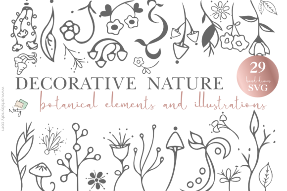 Decorative Nature Botanical Elements: A Creative Resource for Modern Designers and Creators
