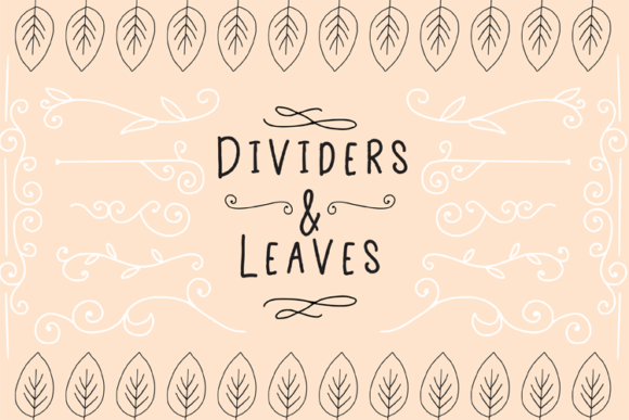 Dividers and Leaves for Creative Design