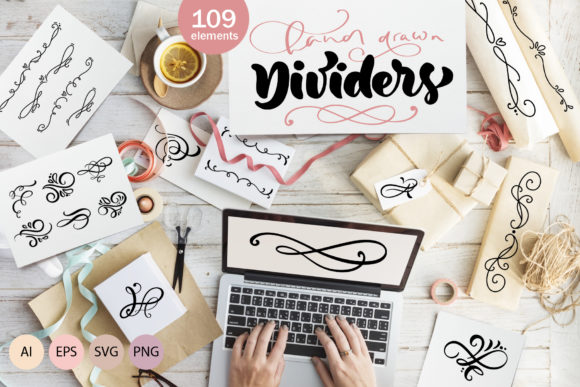 Enhancing Creative Projects with Vector Flourish Dividers: A Modern Design Essential