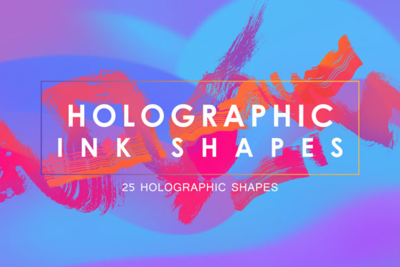 Holographic Ink Shapes for Creative Projects