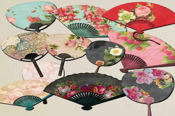 Japanese Fans Clipart: A Versatile Tool for Creative Projects