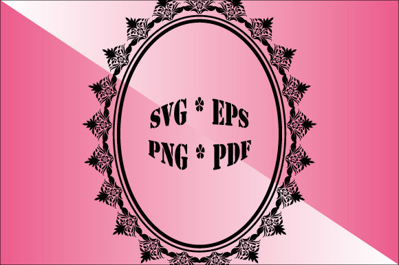 Oval Frame Vector Ornament Decorative: A Versatile Design Element for Modern Applications