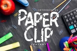 Paper Clip: A Decorative Typeface with Imperfect Charm for Unique Design Projects