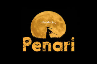 Penari Font for Spooky Halloween Designs