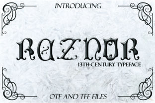 Reznor: A 13th-Century Decorative Typeface with a Stunning Twist