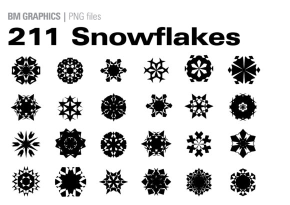 Snowflakes Bundle for Creative Projects
