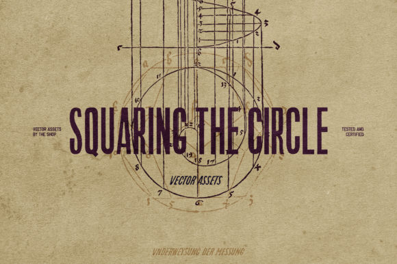 Squaring the Circle Vector Assets: A Unique Blend of History and Design