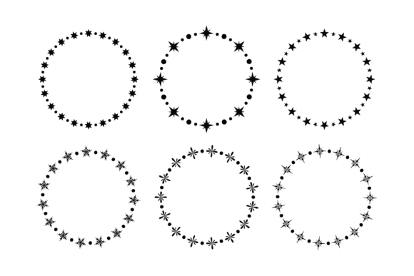 Star and Snowflake Frame Clip Art Set: A Versatile Tool for Creative Projects