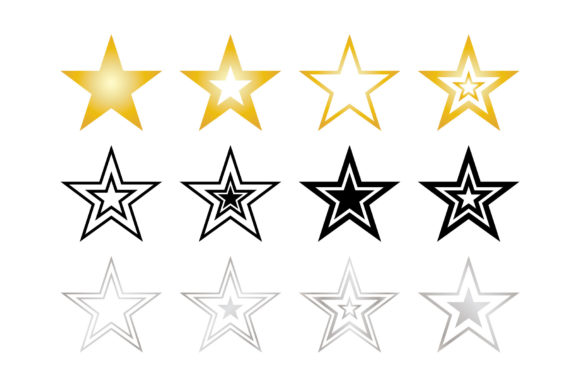 Stars Clip Art Set: A Versatile Design Resource for Professionals and Creators