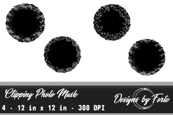Understanding Photo Clipping Mask and Circle Photo Clipping Mask in PNG Transparent Format