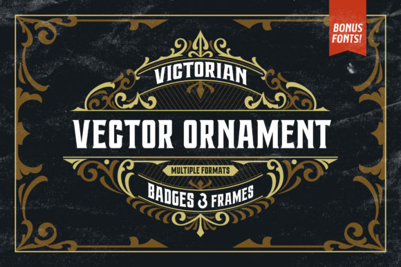 Victorian Ornaments Vector Bonus: A Designer's Guide to Timeless Ornamental Art